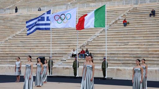 olympic-flame-handed-over-in-athens-as-it-begins-journey-to-italy-for-milano-cortina-2026