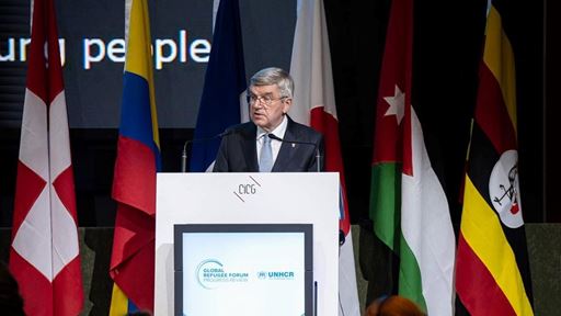 IOC Honorary President and ORF Chair Bach We will strengthen our support for refugees around the world