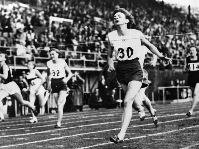 Australian Marjorie Jackson won the women's 200m final at the 1952 Olympics in Helsinki...
