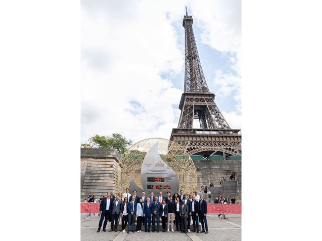 OMEGA unveils countdown clock to mark one year to go to Paris 2024