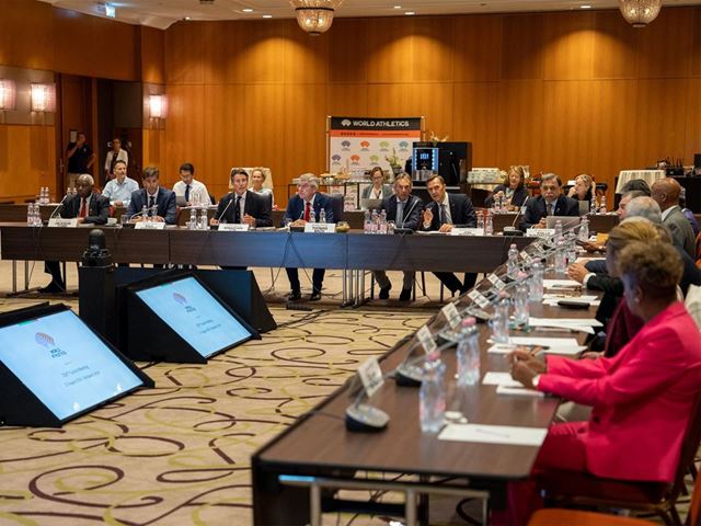 IOC President attends World Athletics Championships in Budapest