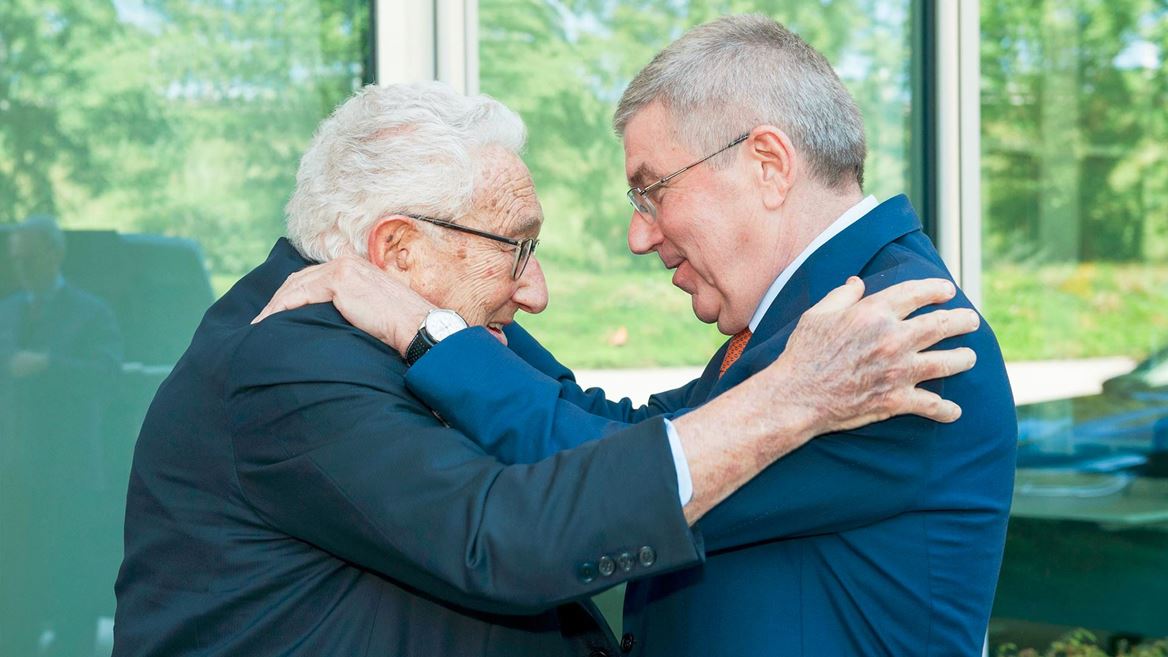 IOC President pays tribute to Honour Member Henry Kissinger as he celebrates his 100th birthday