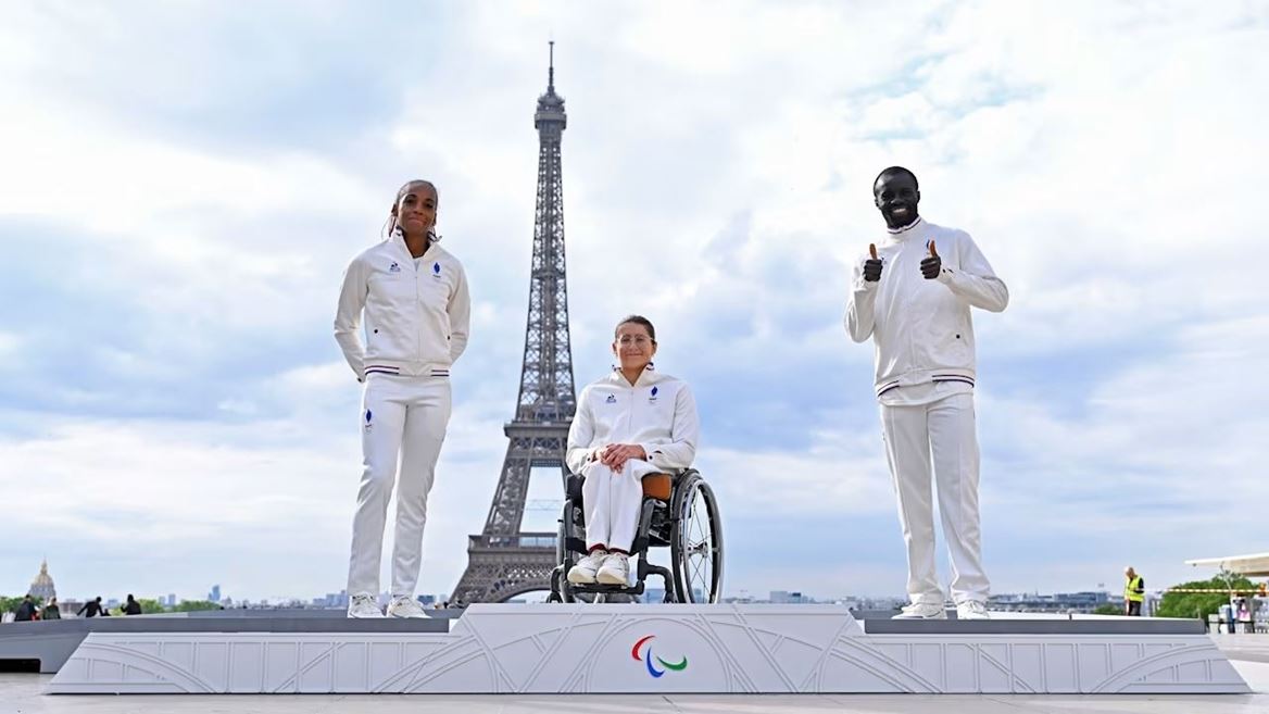 P G and Paris 2024 unveil medal podiums for Olympic and Paralympic Games
