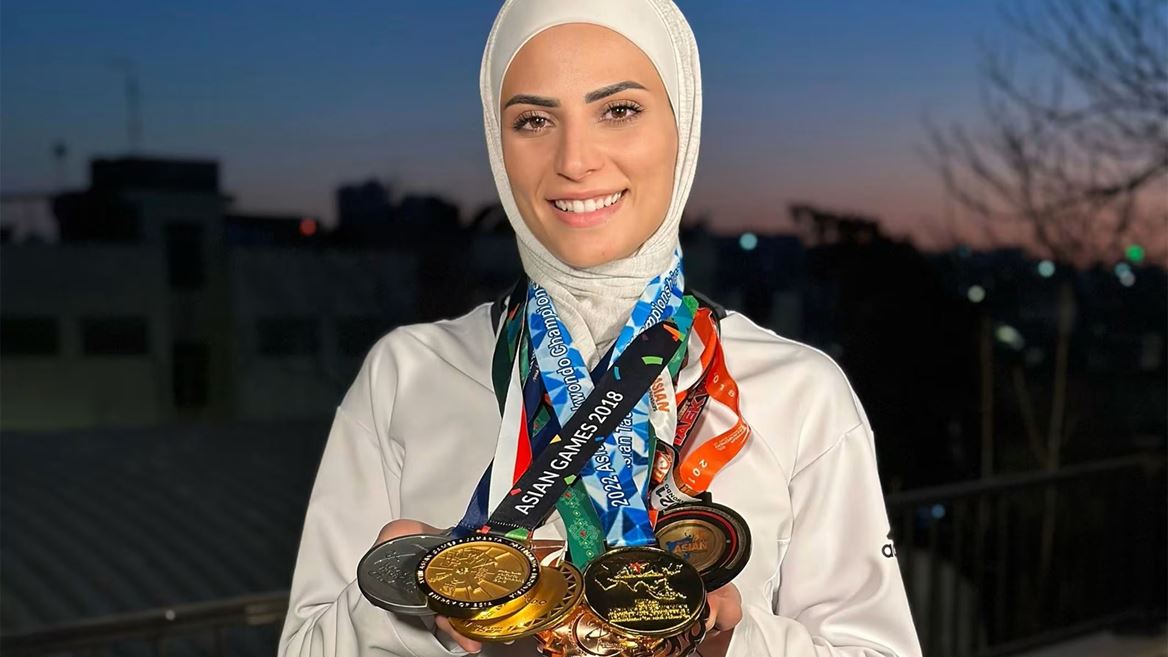Jordanian taekwondo star Julyana Al Sadeq determined to break new ground at Paris 2024