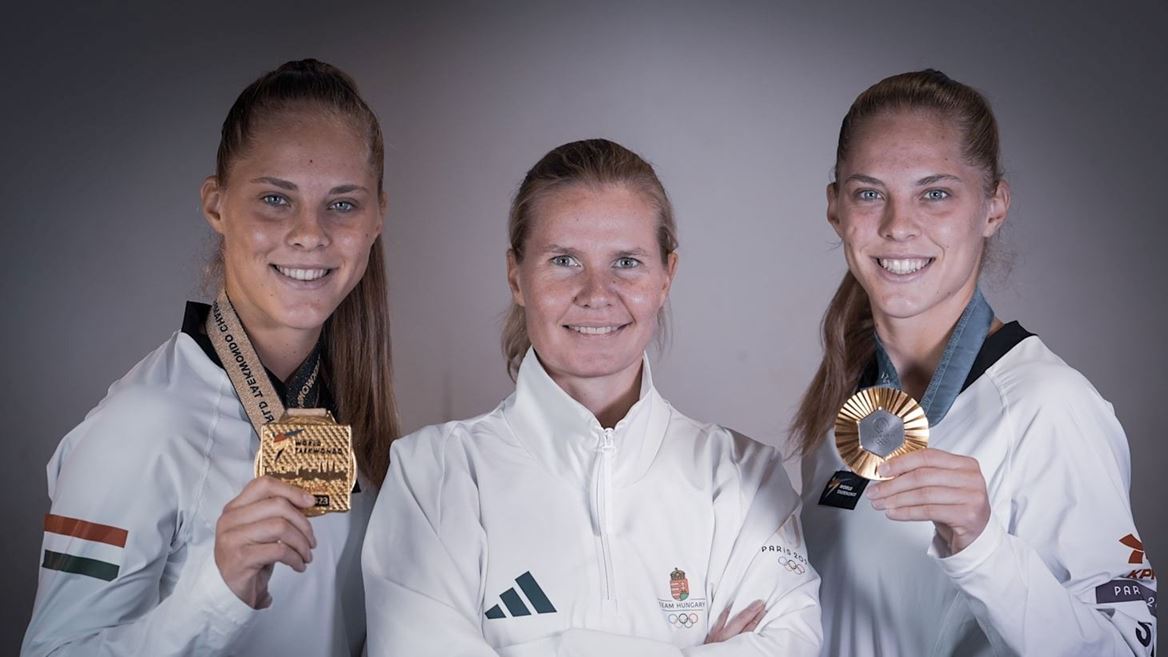 Suvi Mikkonen with Luana Marton world championship from 2023 and Viviana Marton Olympic champion at Paris 2024