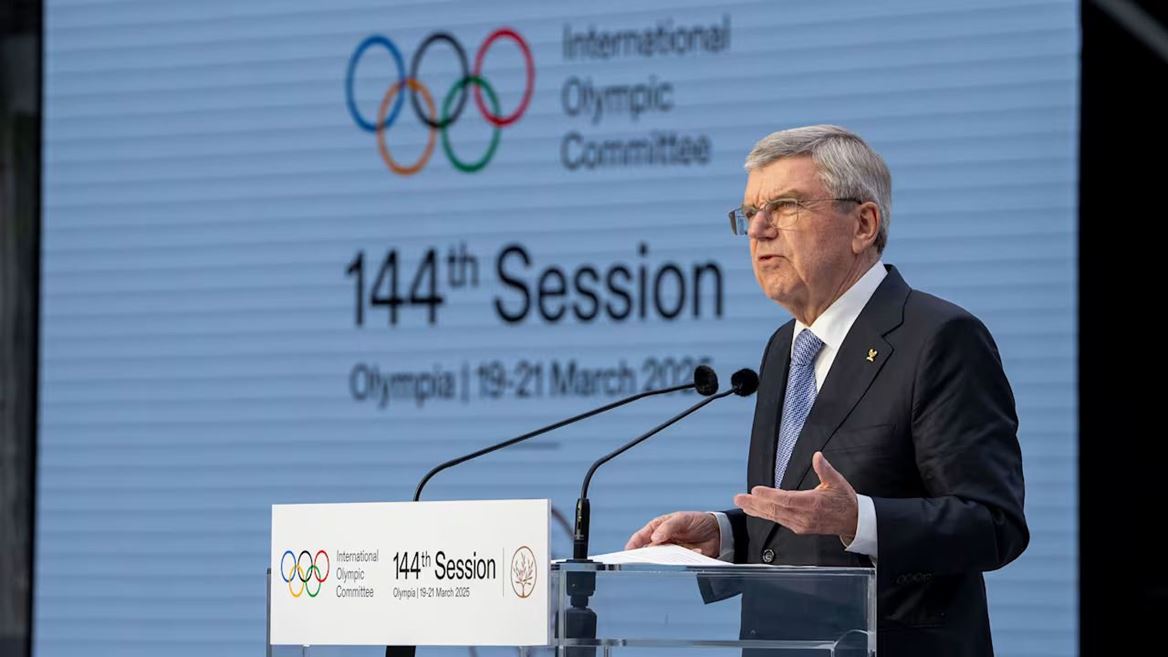 Values first IOC President Thomas Bach opens 144th IOC Session at Ancient Olympia