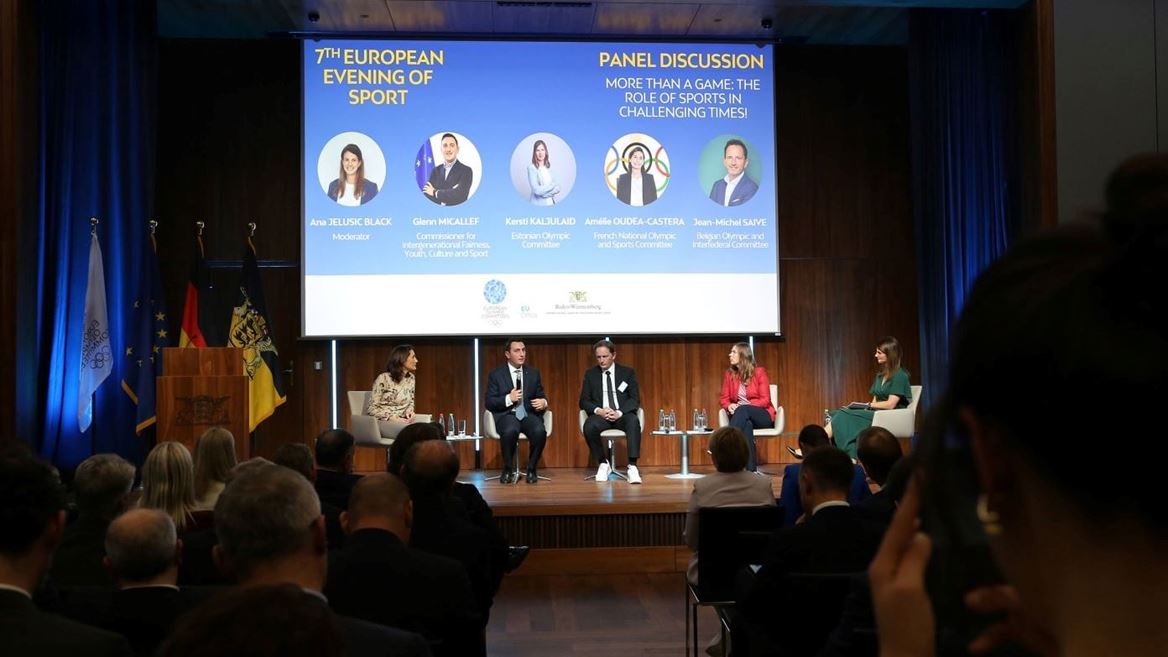 IOC President Coventry at European Evening of Sport Every eligible athlete team and official must be able to take