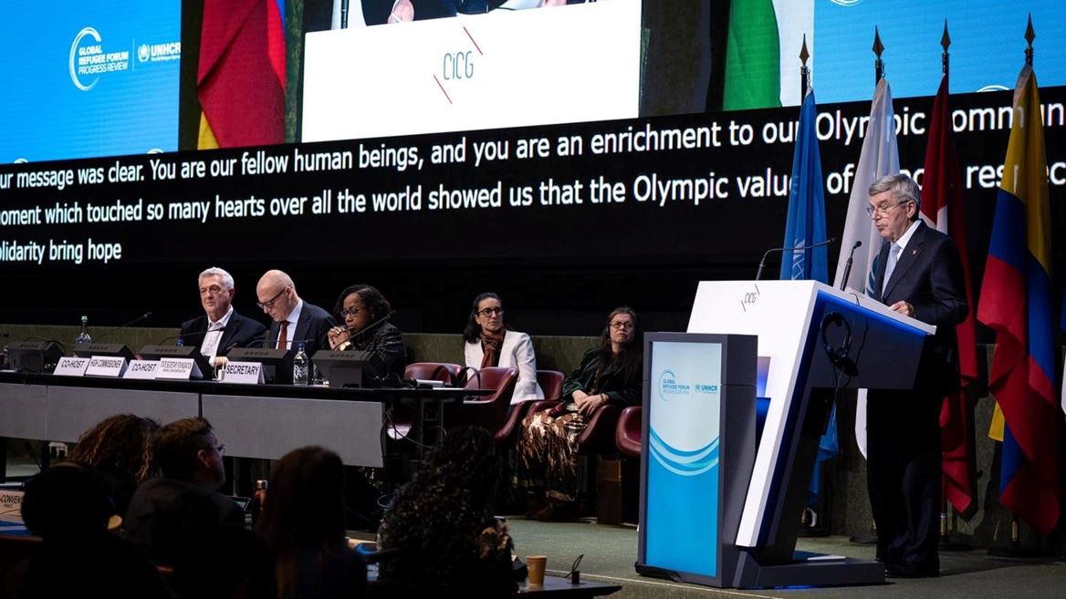 IOC Honorary President and ORF Chair Bach We will strengthen our support for refugees around the world