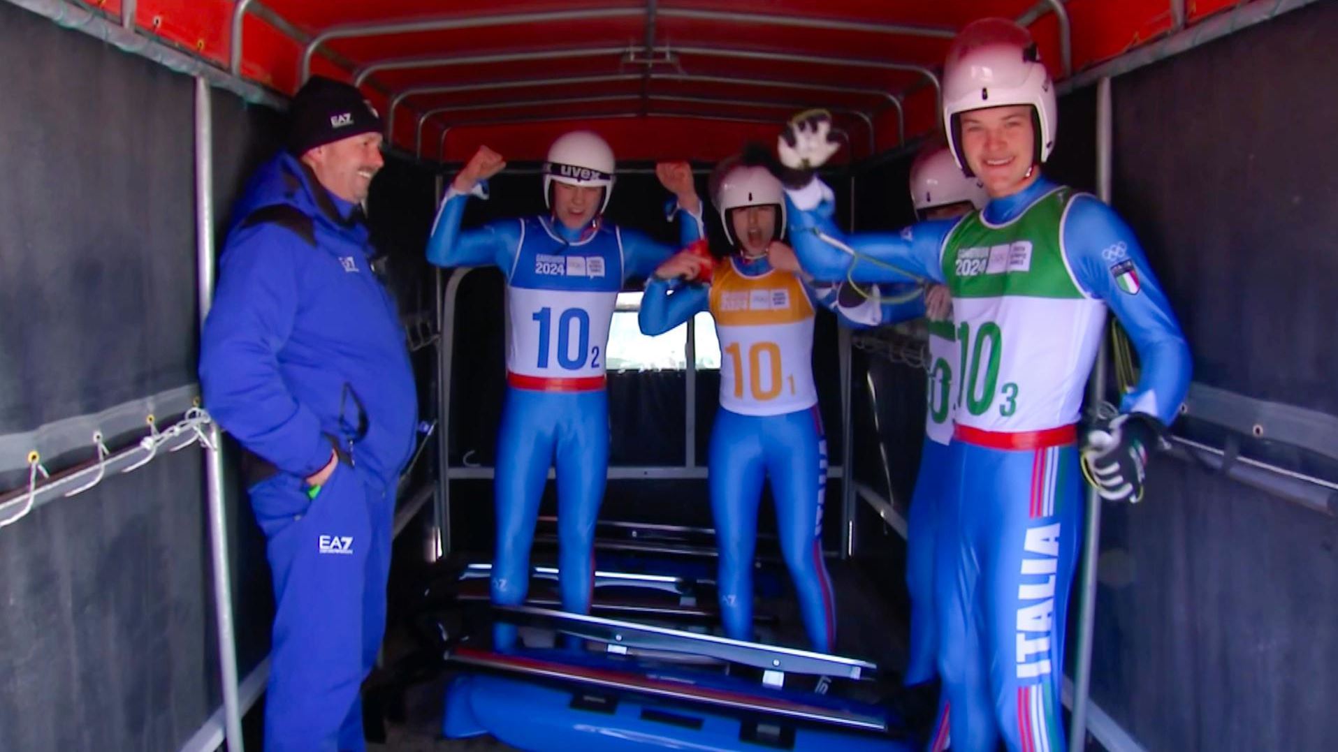 Italy complete dominant display in the Luge at Winter Youth Olympics Gangwon 2024 with Gold in the Team Relay