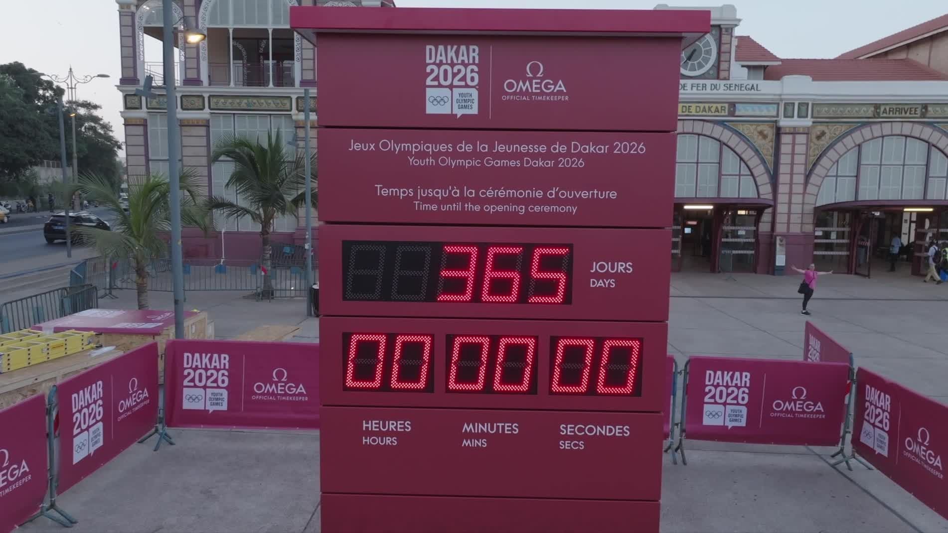 Dakar 2026 countdown clock