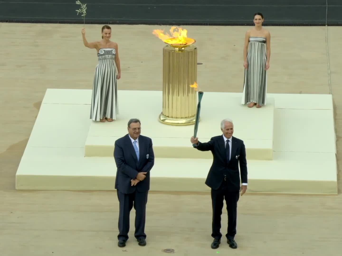 olympic-flame-handed-over-in-athens-as-it-begins-journey-to-italy-for-milano-cortina-2026