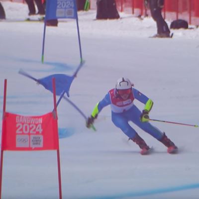 More success on the slopes for Italy as Giorgia Collomb takes gold in Womens Giant Slalom at Winter Youth Olympic Games