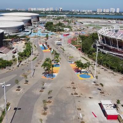 Olympic Way at Rio Olympic Park becomes a public space for sport and physical activity