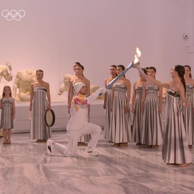 Olympic flame lit in Ancient Olympia as Milano Cortina 2026 Olympic Torch Relay begins