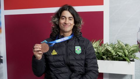 Zion Bethonico talks about the brotherly love that fired him up to win Brazils first ever Winter Youth Olympic Games