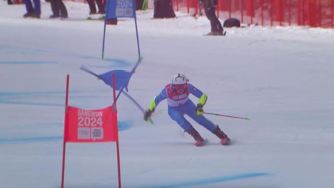 More success on the slopes for Italy as Giorgia Collomb takes gold in Womens Giant Slalom at Winter Youth Olympic Games