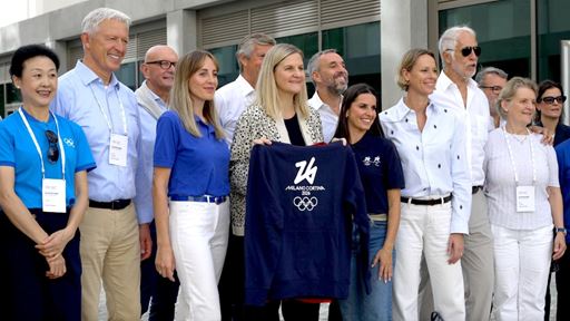 ioc-president-kirsty-coventry---ioc-executive-board-members-visit-milano-cortina-2026-olympic-villag