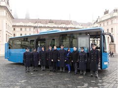 Prague Castle Guard took a new Iveco Bus Crossway