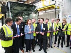 French Minister of Ecology, Sustainable Development and Energy visits Heuliez Bus plant