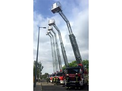 Magirus equips Hungary's fire departments with 15 new turntable ladders