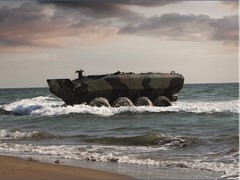 First Amphibious Combat Vehicle (ACV) 1.1 based on Iveco Defence Vehicles’s platform rolled out to the U.S. Marine Corps.