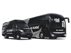Champions transport champions: IVECO teams up again with the All Blacks as their European Supporter for the Vista 2017 All Blacks Northern Tour