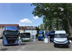 IVECO showcases its complete natural gas powered range at TEN-T Days 2018, the sustainable mobility conference promoted by the European Commission