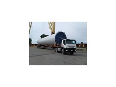 Caminhões IVECO transportam peças pesadas para o Parque Eólico de Chubut