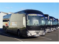 Una flota de buses Magelys transportará a todos los equipos durante el Campeonato Mundial de Handball en Francia