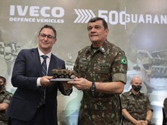 Iveco Defence Vehicles entrega a unidade 500 do Guarani e lote do LMV-BR para o Exército Brasileiro