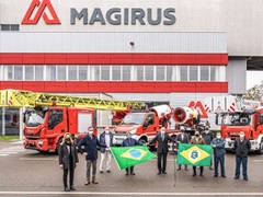 Magirus entrega veículos de combate a incêndio para o estado do Ceará