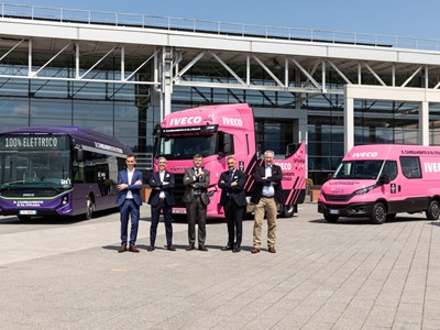 IVECO and IVECO BUS vehicles for GIRO-E and EXPO-E