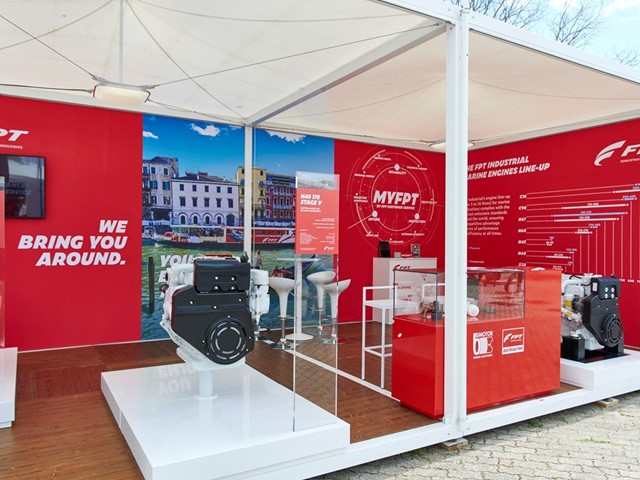 FPT INDUSTRIAL GOES SUSTAINABLE IN VENICE. ENGINES AND AN ART INSTALLATION TO UNDERLINE THE BRAND’S ...