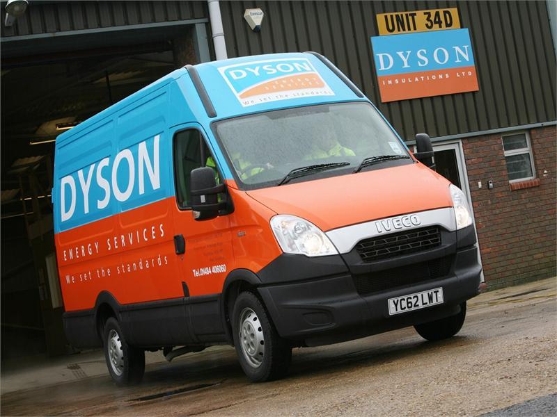CNH Industrial Newsroom Dyson Energy Services is expanding its domestic heating division with the addition of 20 Iveco 35S11 vans