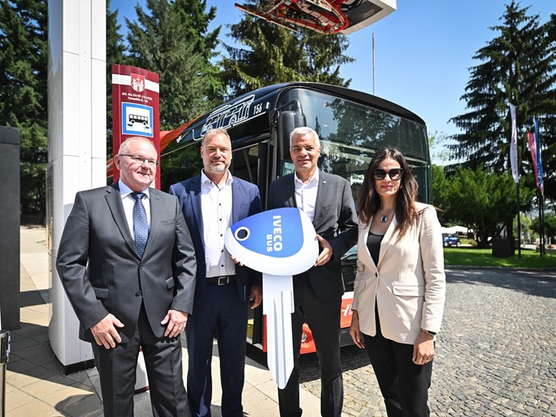 The IVECO BUS E-WAY electric city bus begins operating in Maribor in Slovenia