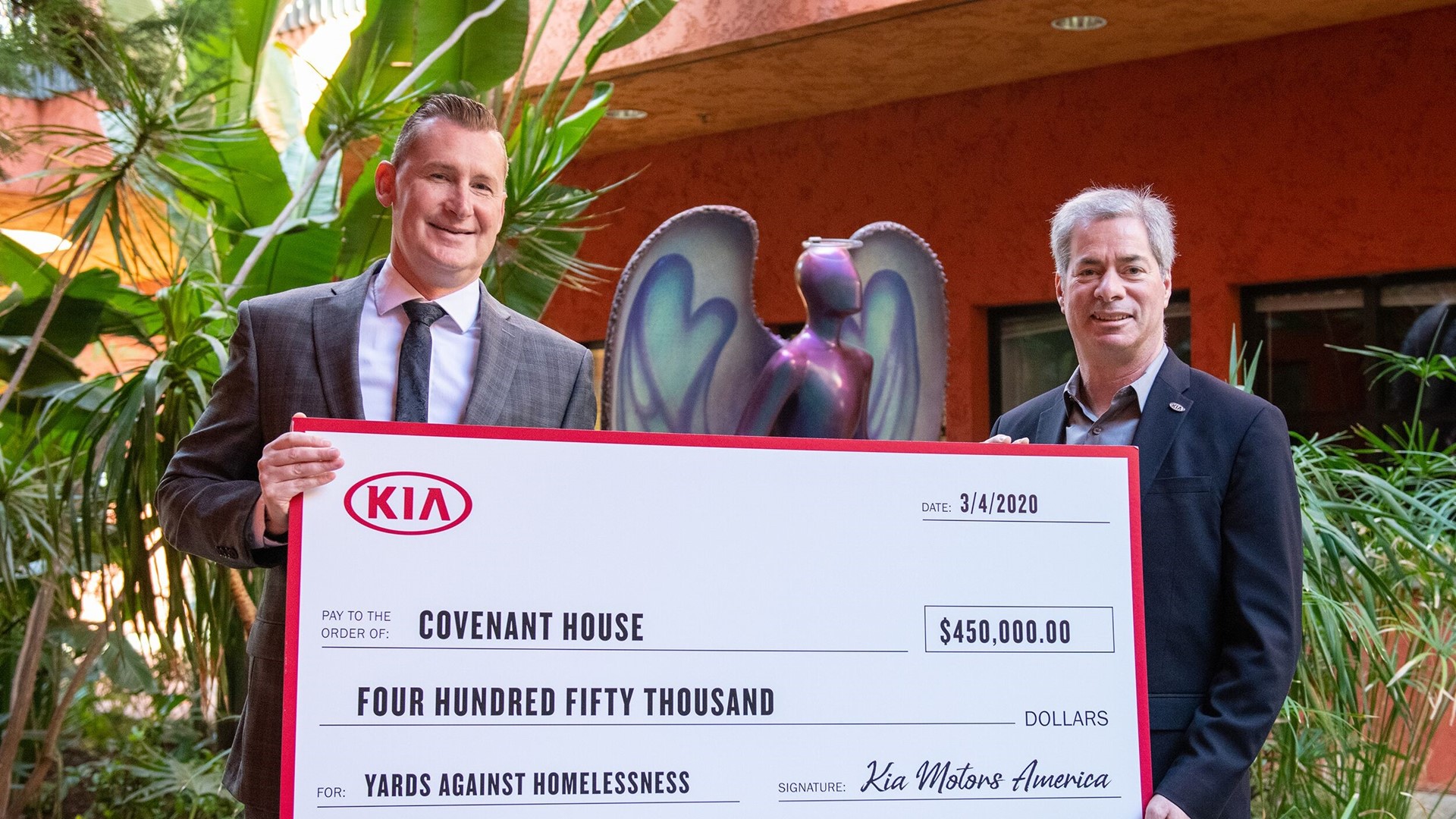 Kia Motors Donates $1 Million to “Yards Against Homelessness” Charity Partners