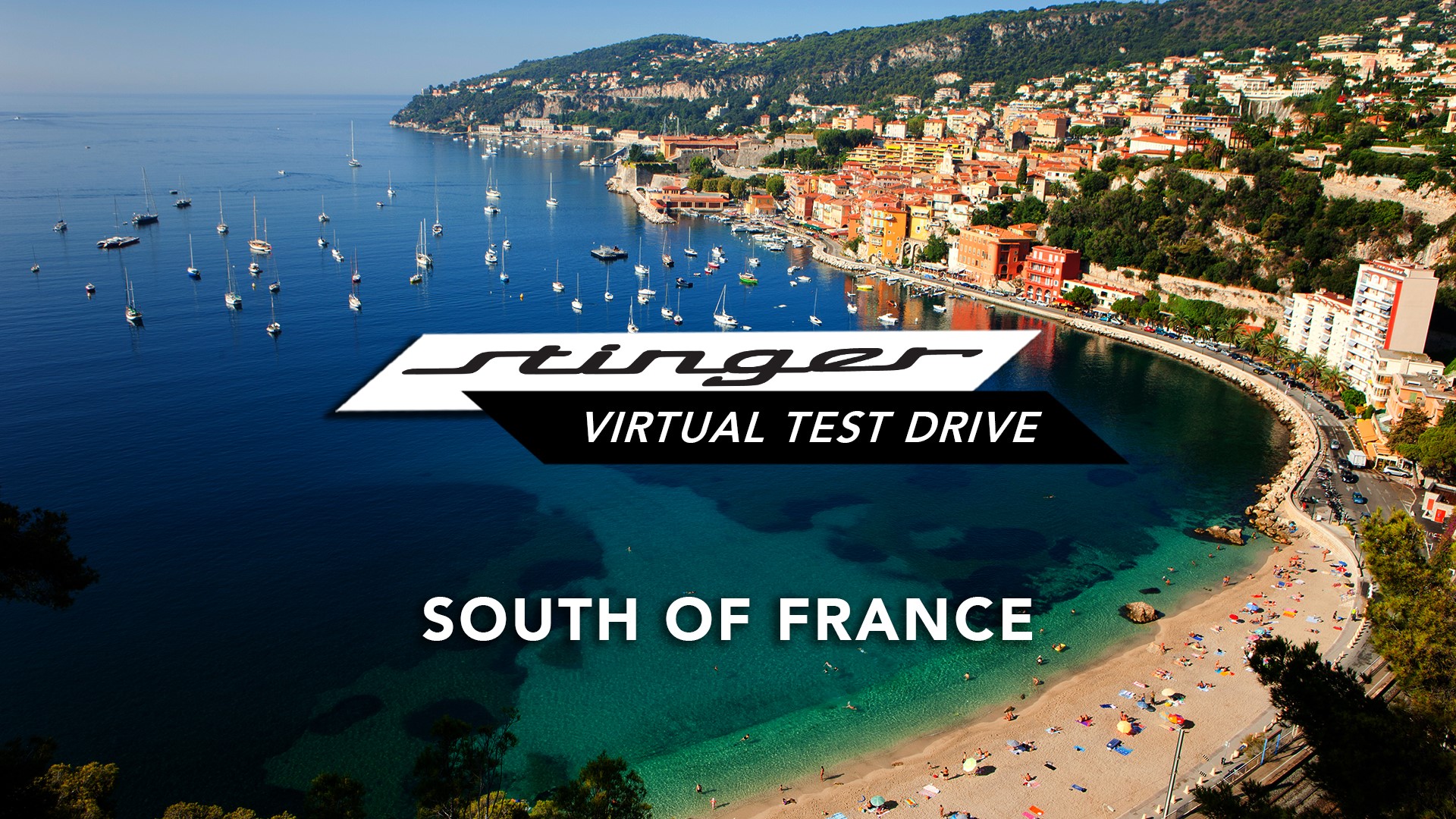 Kia Stinger - Virtual Test drive - South of France