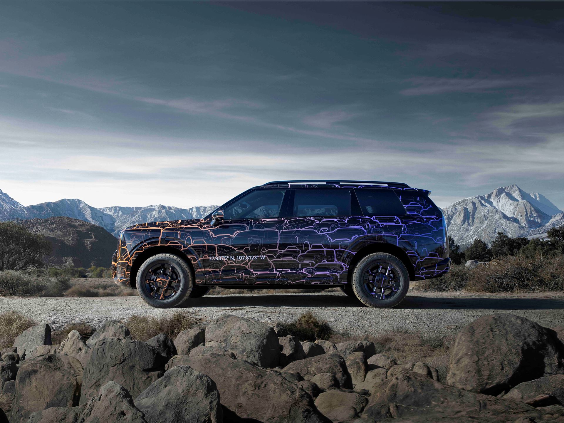 Kia America Reveals Custom 2027 Camouflage Telluride