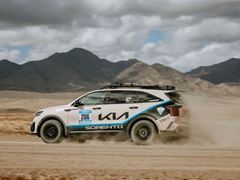 Kia Sorento Plug-In Hybrids Snag Spots on Rebelle Rally Podium