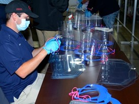 Kia Motors Delivers 15,000 Medical Use Face Shields to the Georgia Emergency Management Agency Kia Motors Delivers 15,000 Medical Use Face Shields to the Georgia Emergency Management Agency