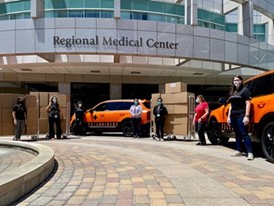 Kia Motors America begins deliveries of face shields to hospitals throughout southern California Kia Motors America begins deliveries of face shields to hospitals throughout southern California
