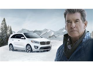 Pierce Brosnan Makes The "perfect Getaway" In The All-new 2016 Sorento During Kia Motors' Super Bowl Commercial