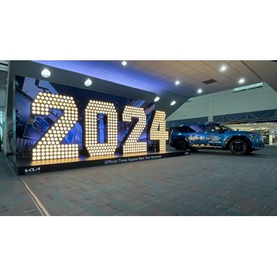 Kia America Ready to Ring in 2024 with Nationwide Tour of Iconic New Year’s Eve Numerals