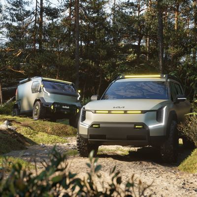 EV9 “ADVNTR” CONCEPT EV SUV and PV5 “WKNDR” CONCEPT EV VAN