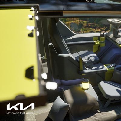 Kia PV5 WKNDR Concept EV VAN - LOUNGER