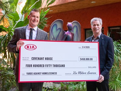 Kia Motors Donates $1 Million to “Yards Against Homelessness” Charity Partners