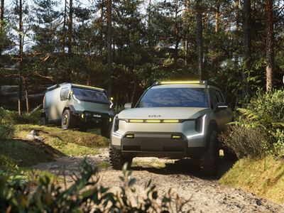 EV9 “ADVNTR” CONCEPT EV SUV and PV5 “WKNDR” CONCEPT EV VAN