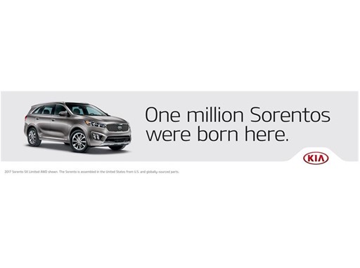 Kia Motors Manufacturing Georgia Produces One Millionth Sorento in the U.S.