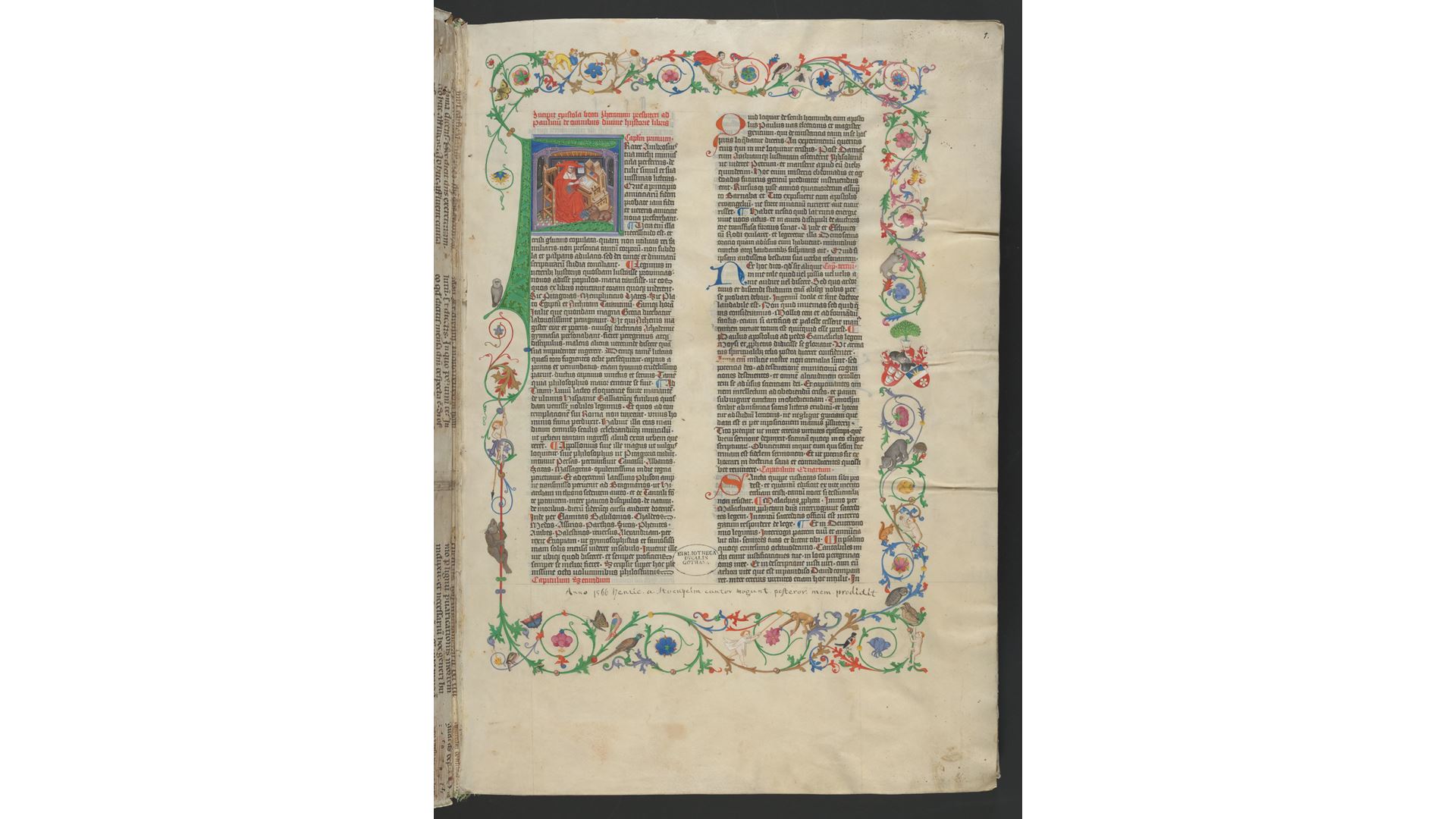 The Giant Bible of Mainz Digitized by the Library of Congress