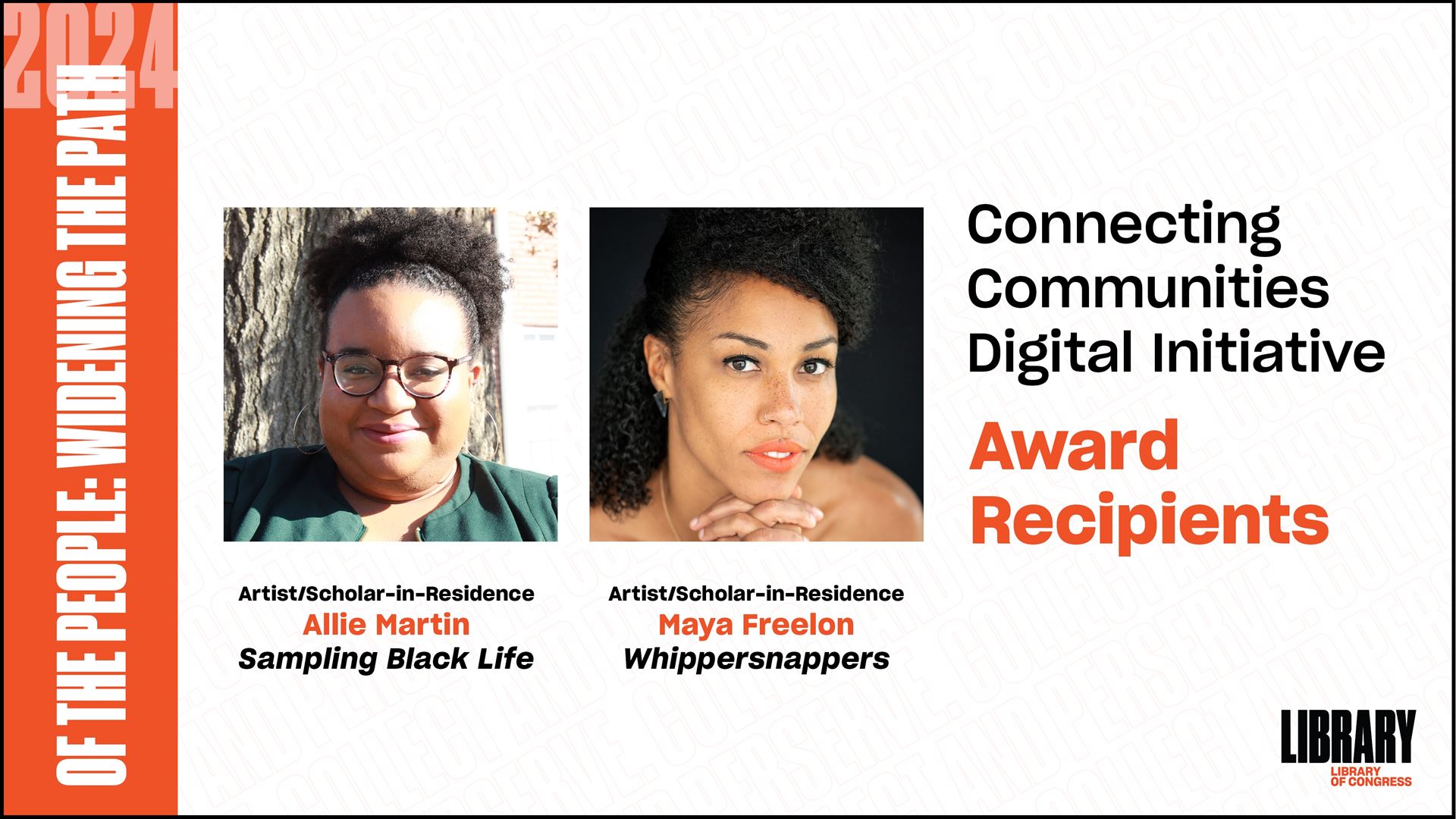 Connecting Communities Digital Initiative Award Recipients